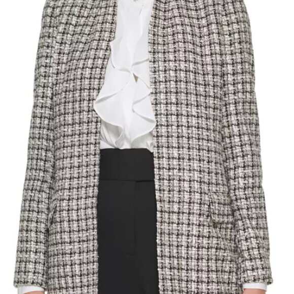 Calvin Klein Women's Tweed Topper Jacket - Size 2P - NWOT - Picture 8 of 8